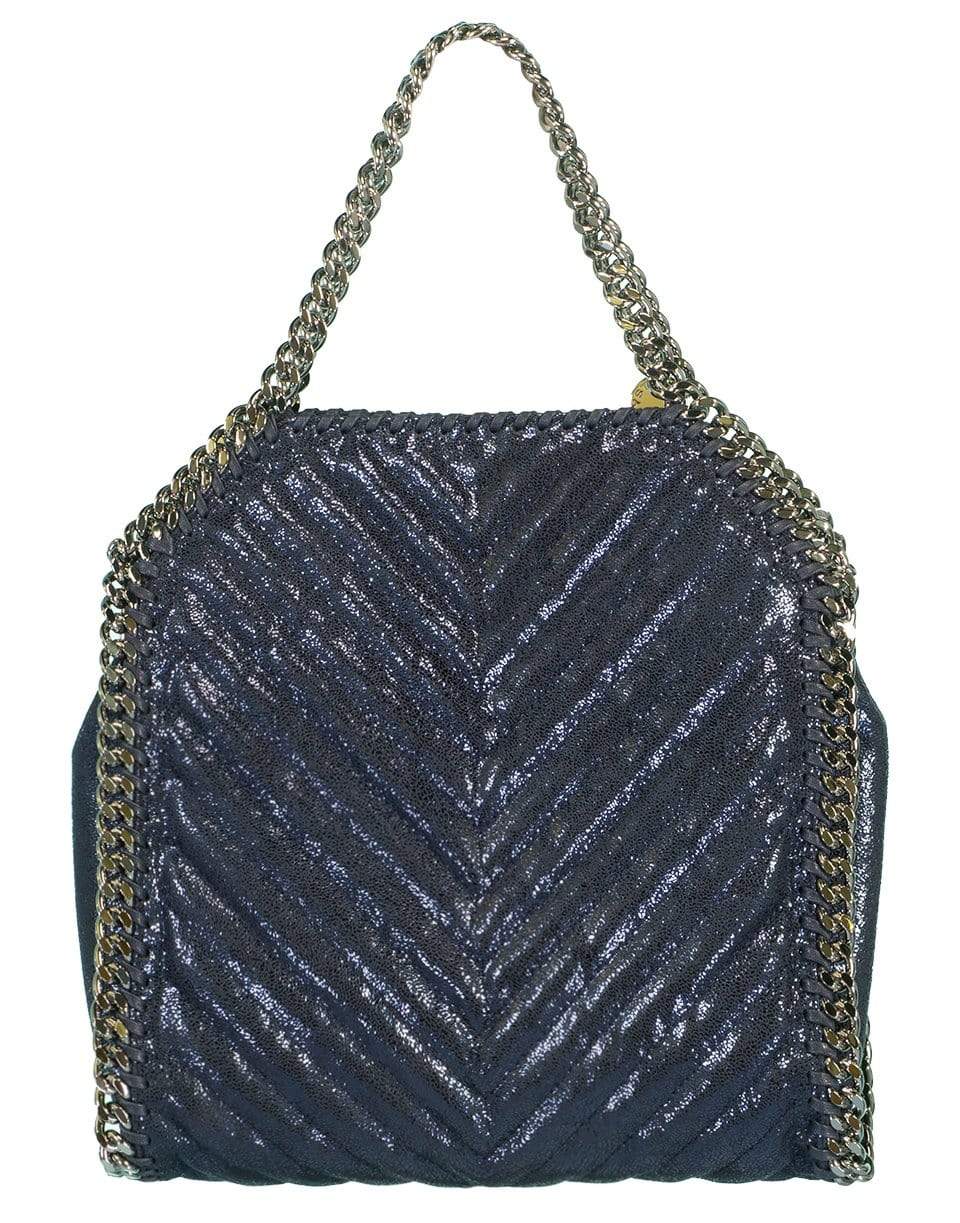 STELLA MCCARTNEY-Shiny Dott Mini Tote Falabella-INK