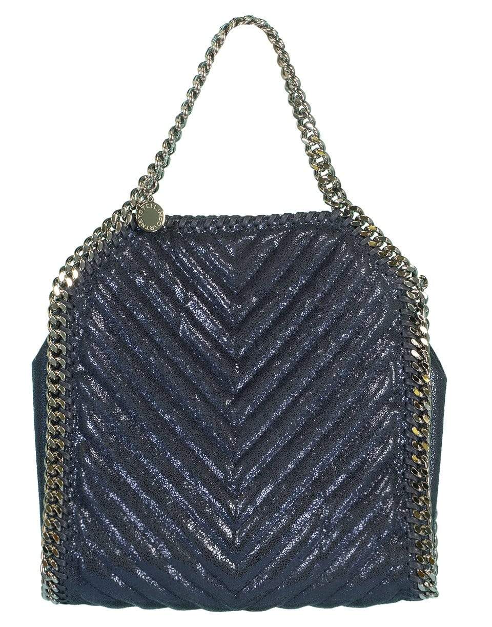 STELLA MCCARTNEY-Shiny Dott Mini Tote Falabella-INK