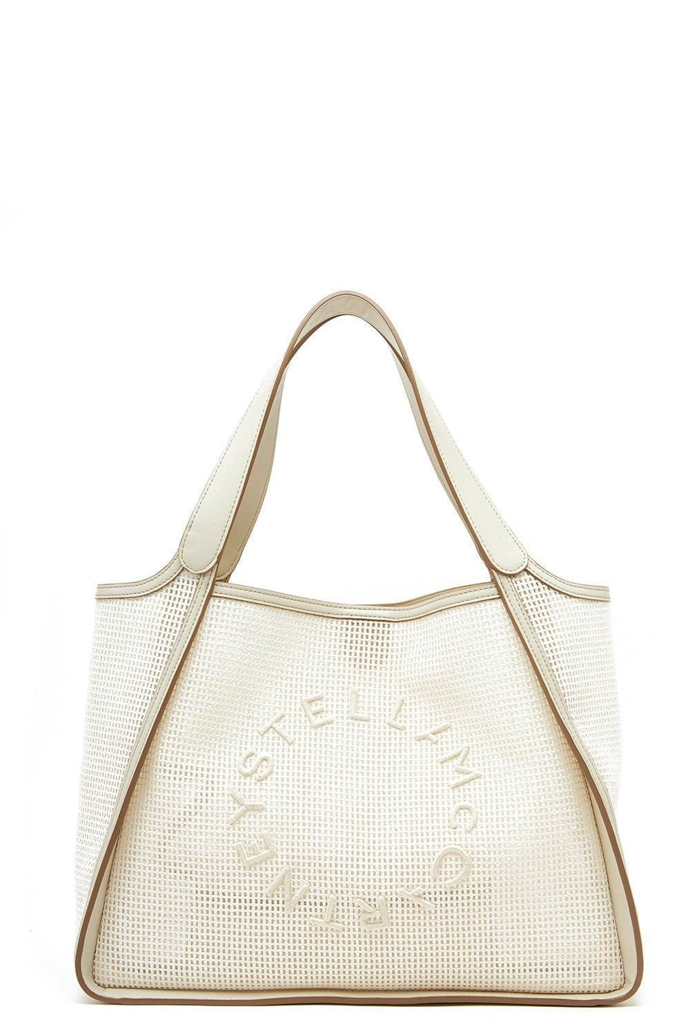 STELLA MCCARTNEY-Embroidered Mesh Tote-MAGNOLIA