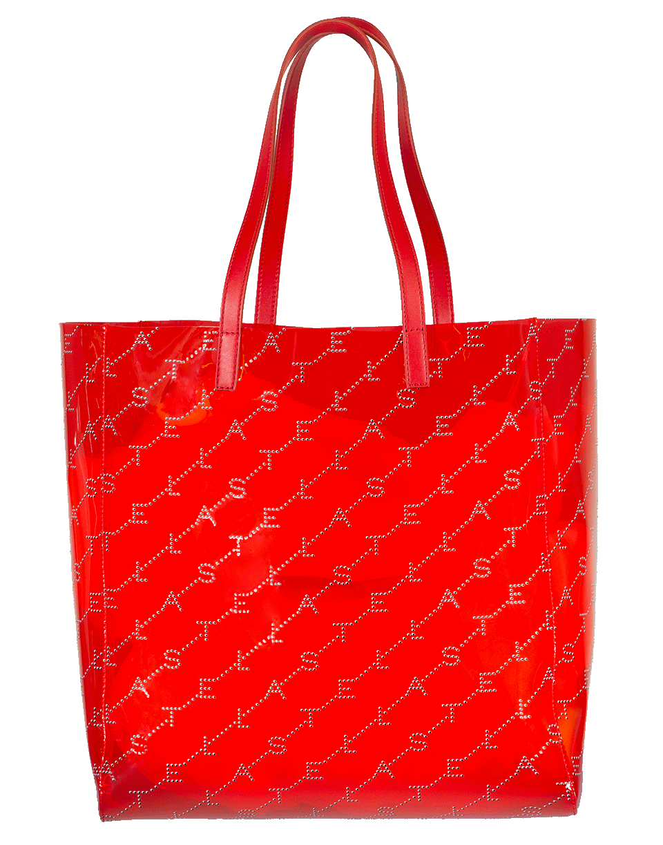STELLA MCCARTNEY-Red Medium Stella Tote-RED