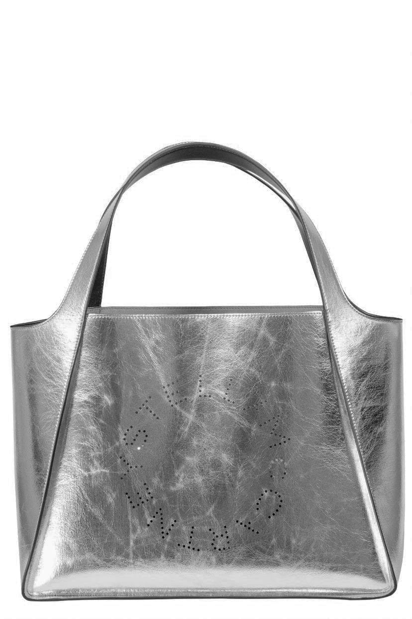 STELLA MCCARTNEY-Tote Eco Metallic-SILVER