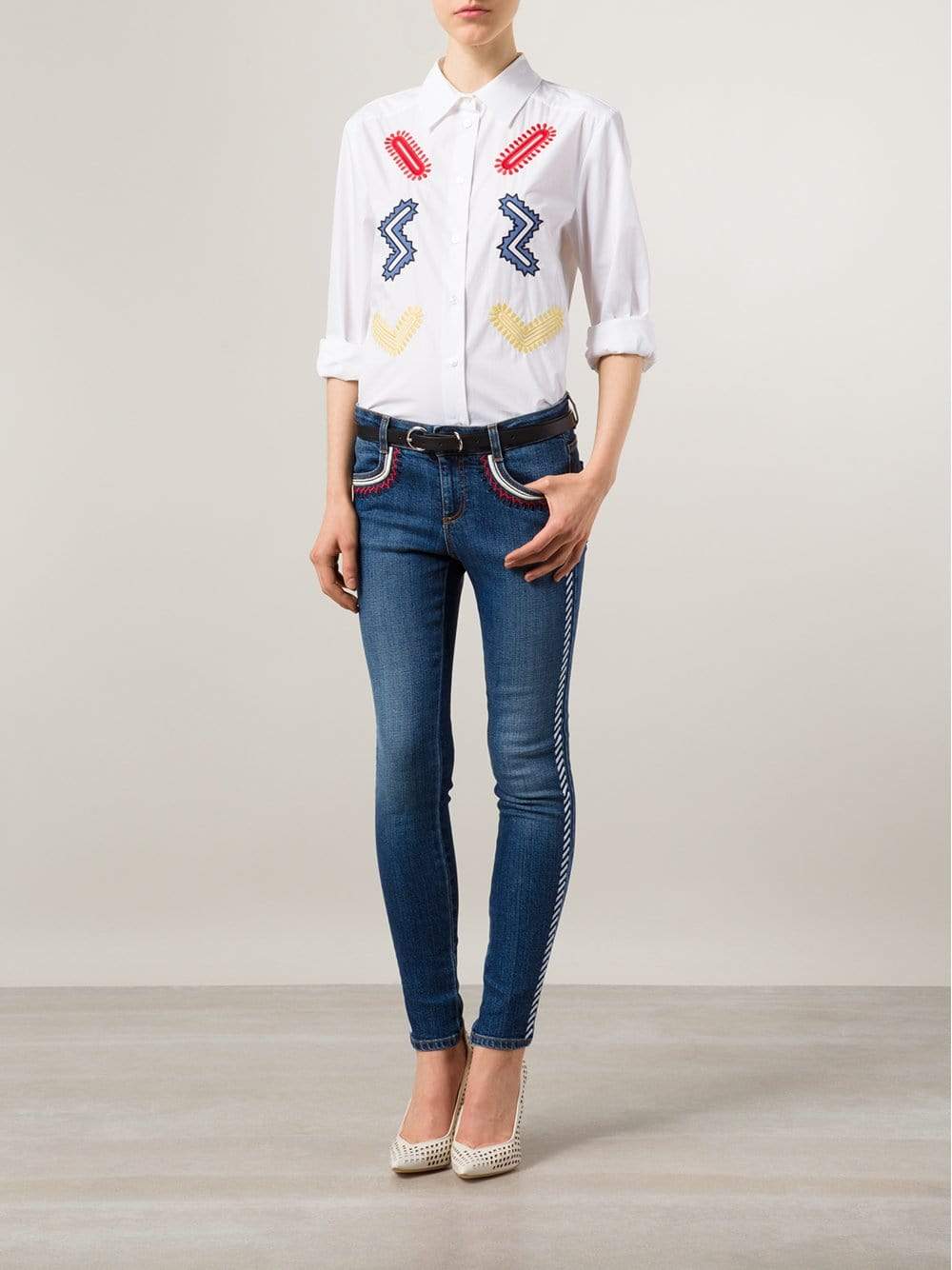 STELLA MCCARTNEY JEANS-Skinny Ankle Grazer-