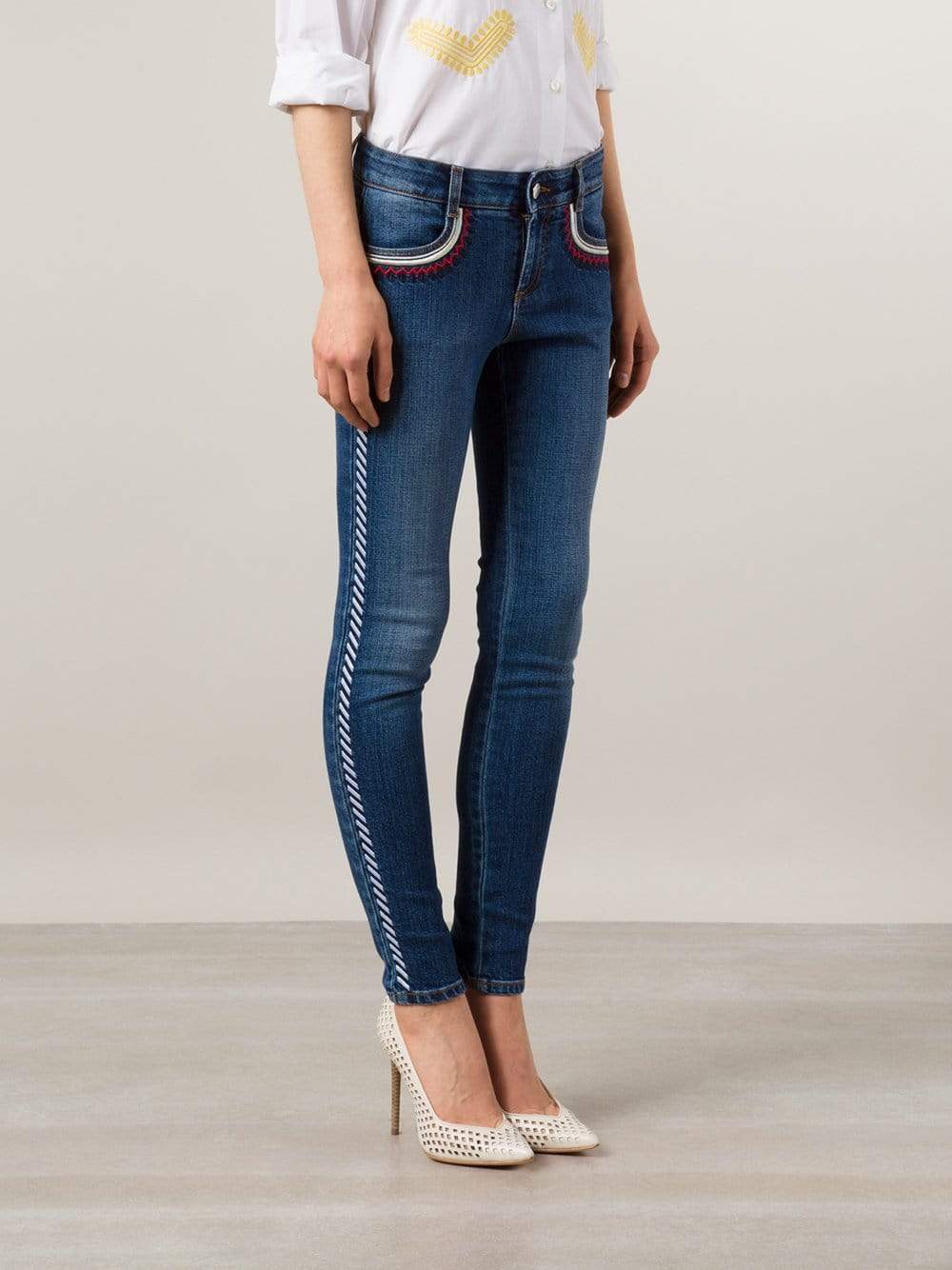 STELLA MCCARTNEY JEANS-Skinny Ankle Grazer-