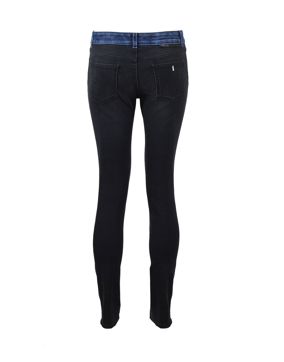 STELLA MCCARTNEY JEANS-Bi-Color Skinny Jean-