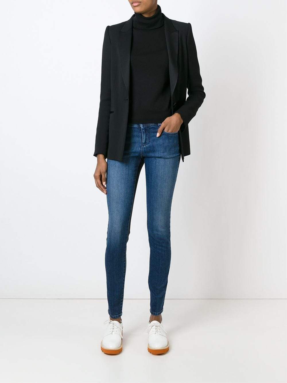 STELLA MCCARTNEY JEANS-Bi-Color Skinny Jean-