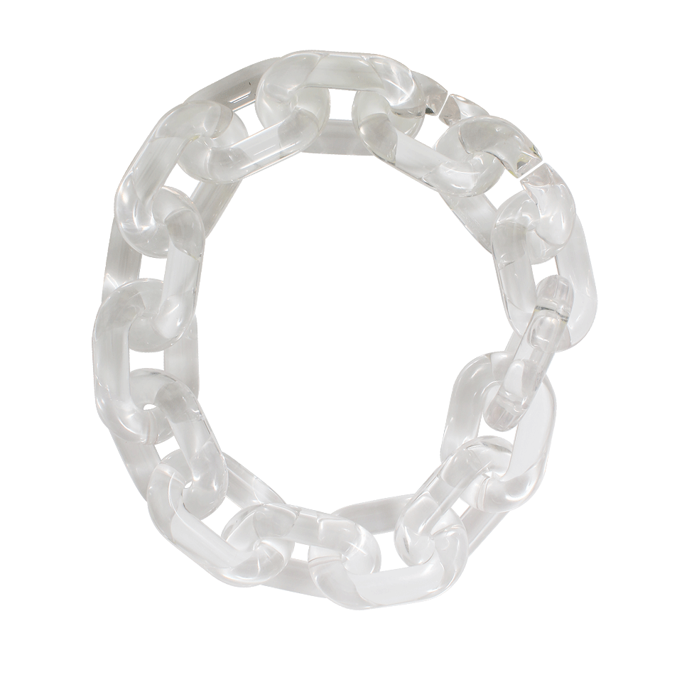 STELLA MCCARTNEY-Plexy Chain Necklace-TRNSPRNT