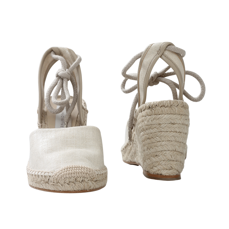STELLA MCCARTNEY-Tess S Tunit Metallic Espadrille-