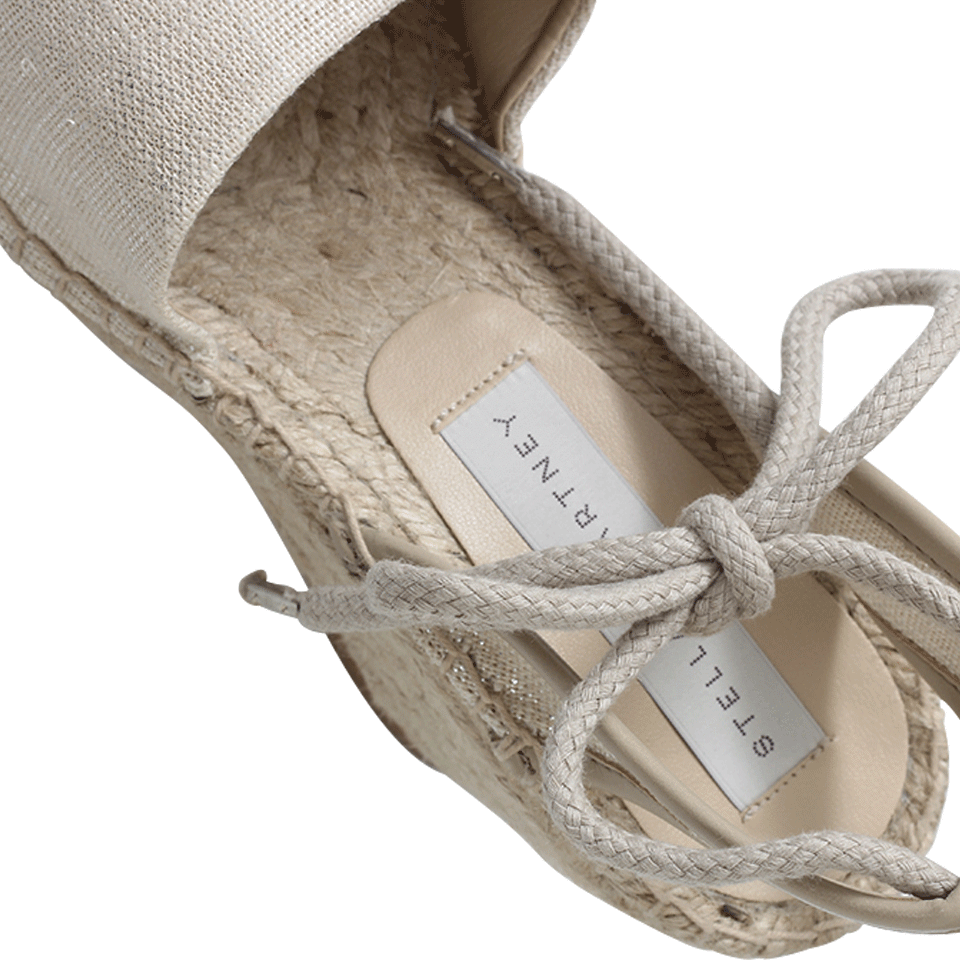 STELLA MCCARTNEY-Tess S Tunit Metallic Espadrille-