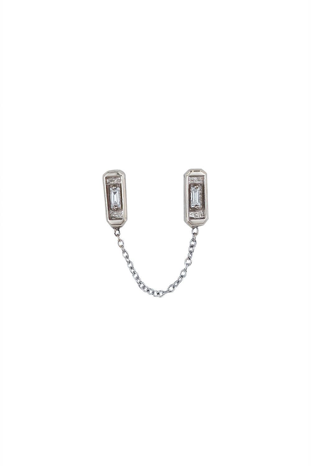 Sunken Pez Movement Earring-WHITE GOLD-JEWELRYFINE JEWELPIERCING-STEPHANIE ANDERS XO