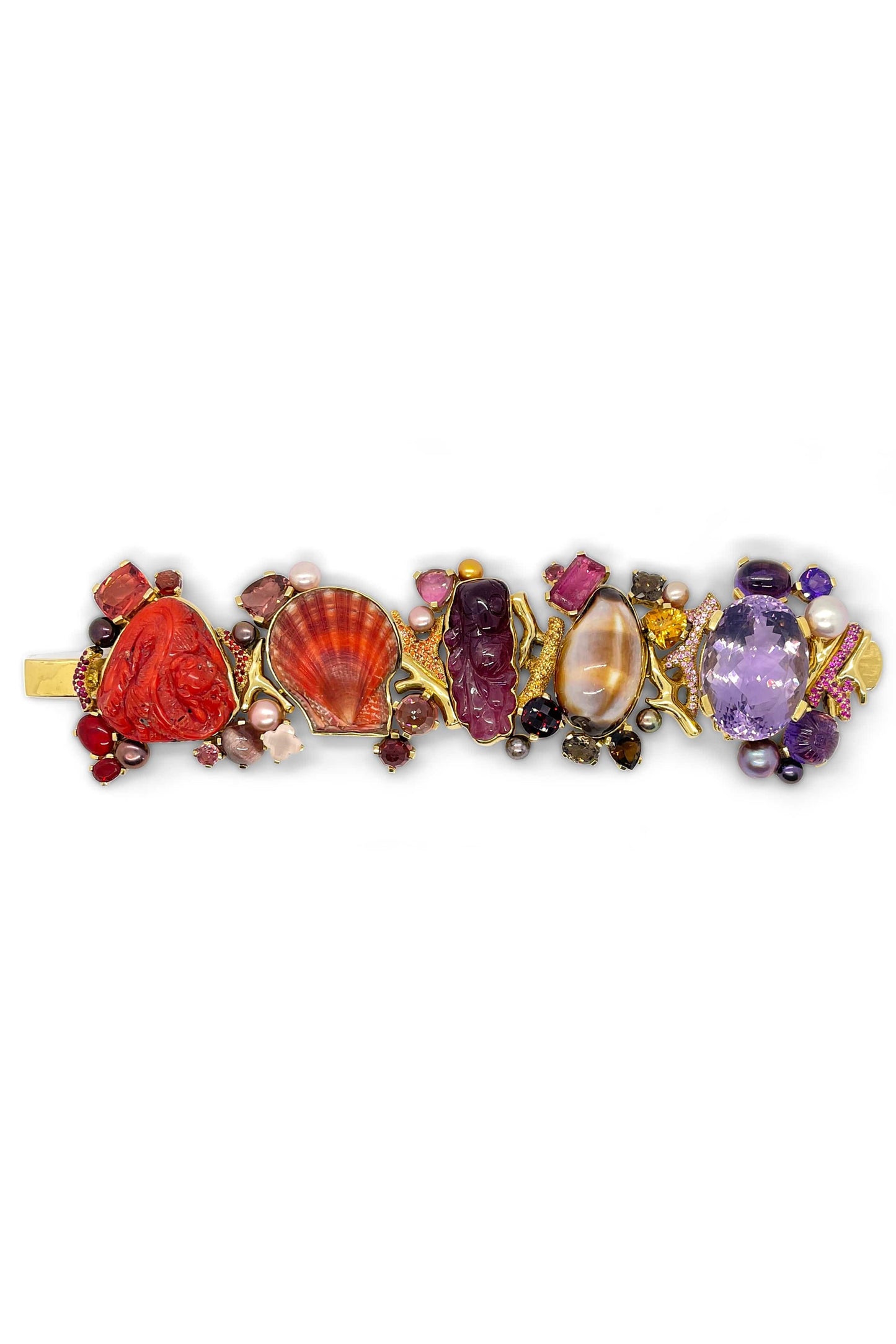 STEPHEN DWECK-Mixed Stone Bracelet-YELLOW GOLD