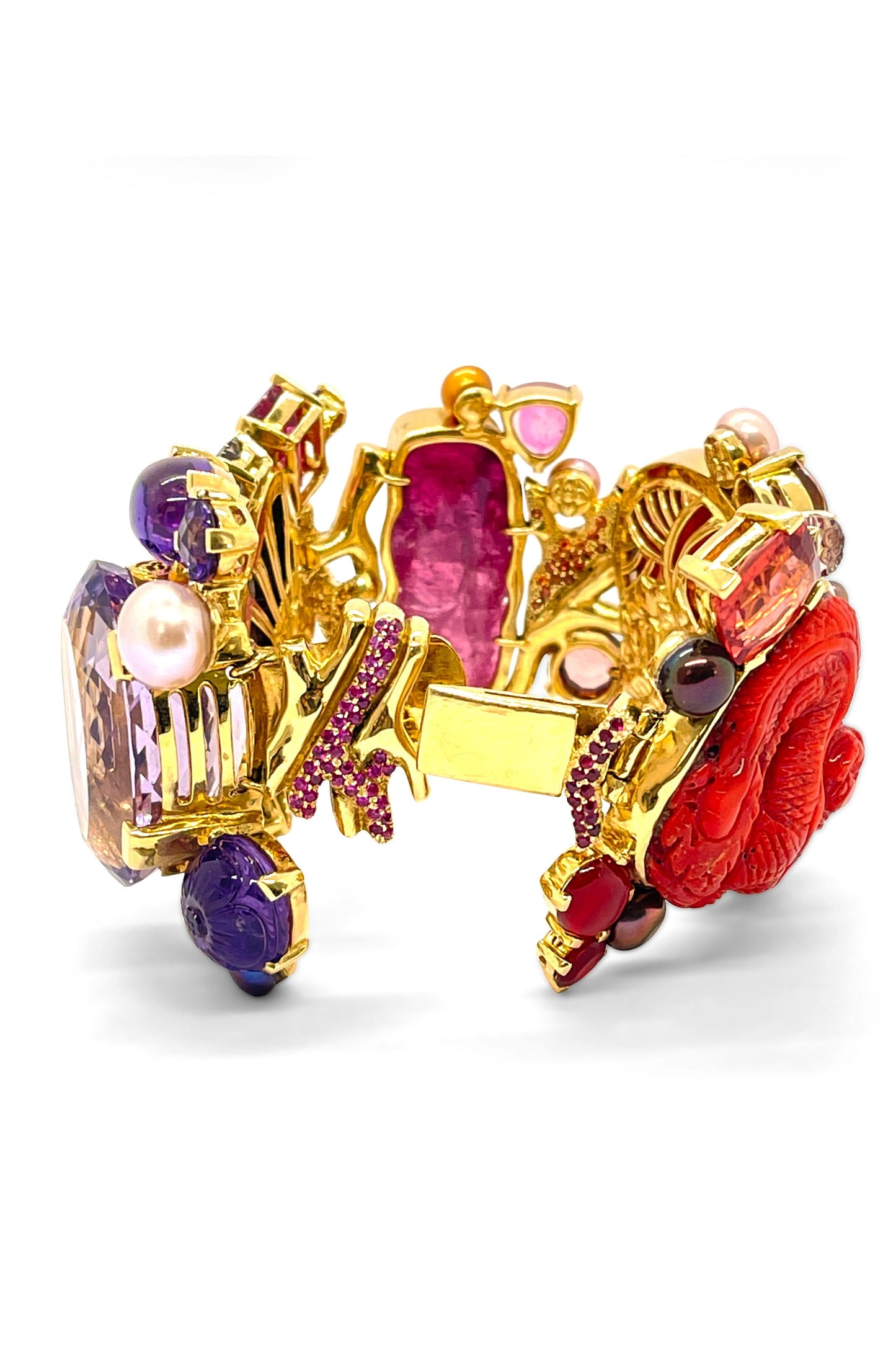 STEPHEN DWECK-Mixed Stone Bracelet-YELLOW GOLD