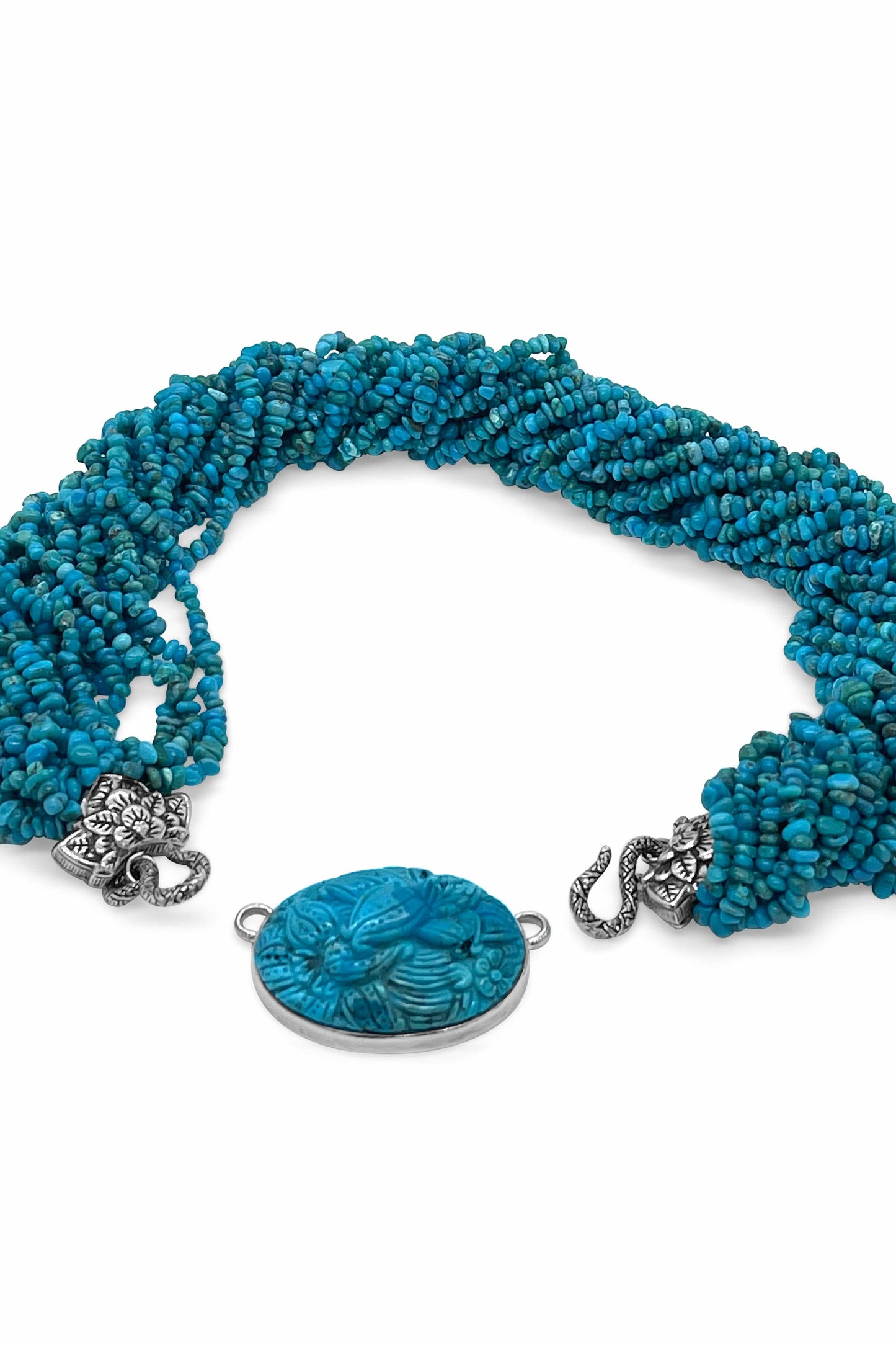 STEPHEN DWECK-American Turquoise Necklace-SILVER