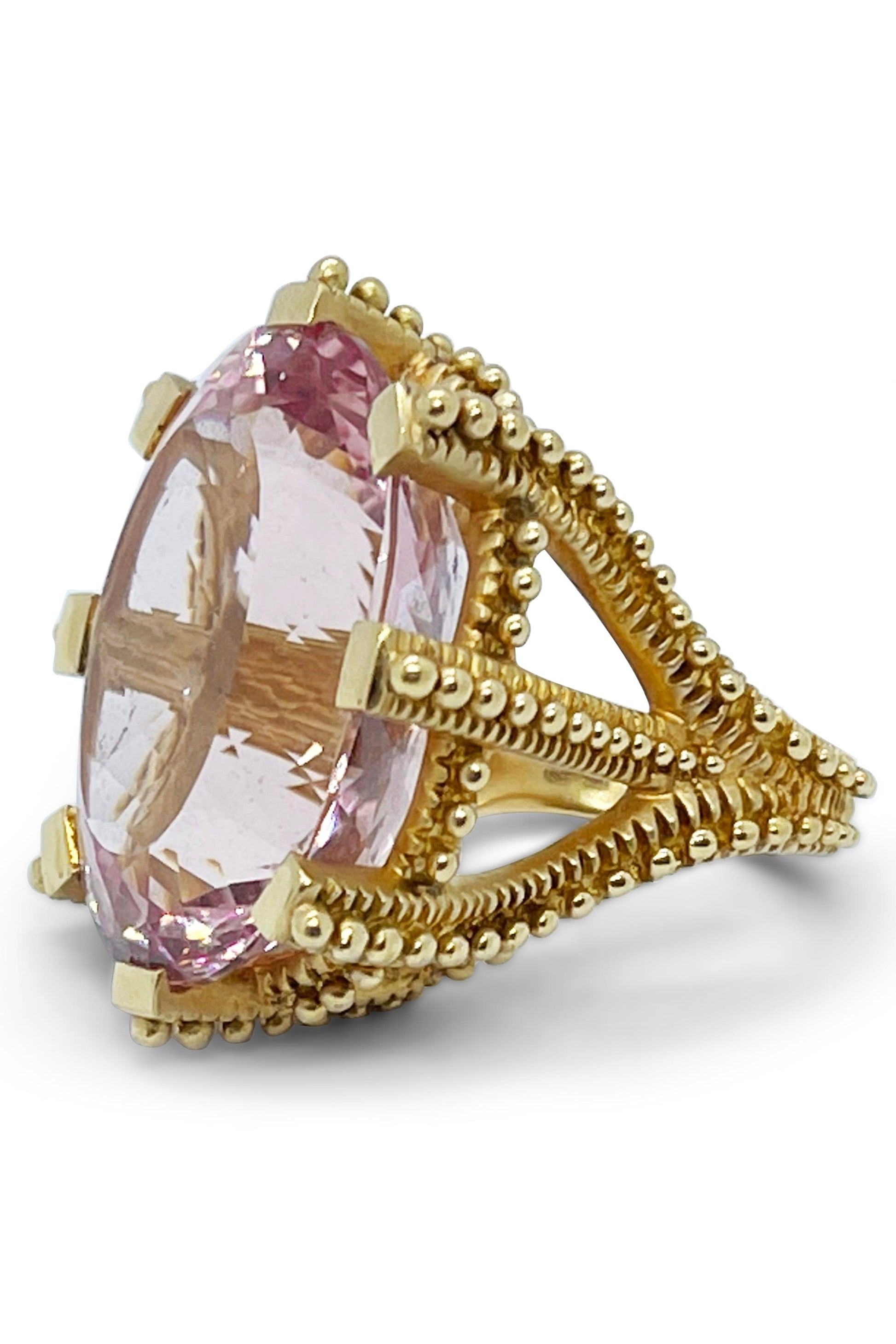 STEPHEN DWECK-Pink Morganite Ring-YELLOW GOLD