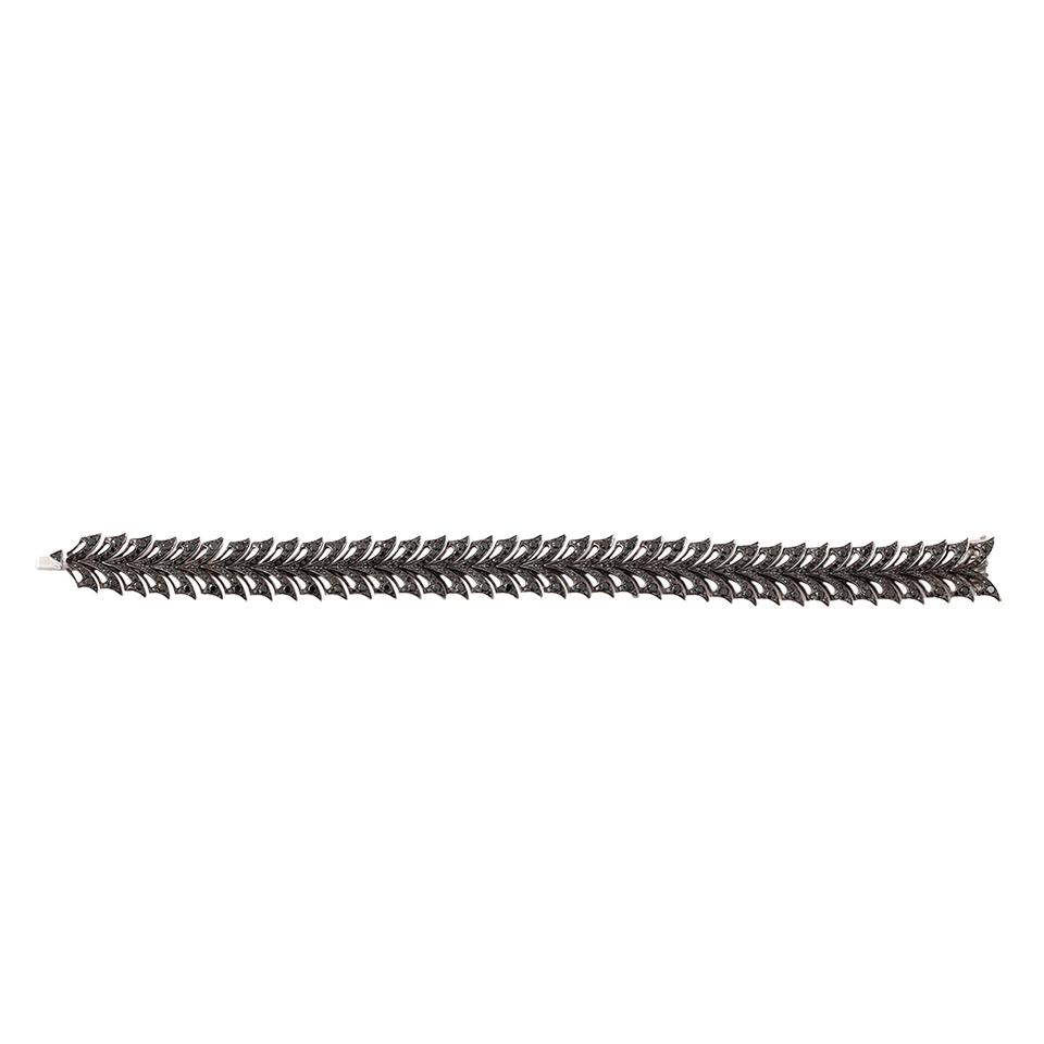 STEPHEN WEBSTER-Magnipheasant Black Diamond Bracelet-WHITE GOLD