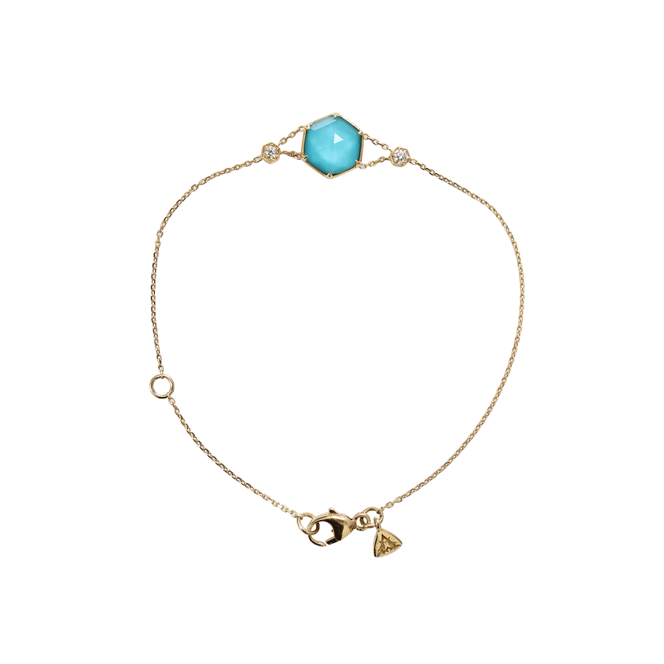 STEPHEN WEBSTER-Turquoise Quartz Bracelet-YELLOW GOLD