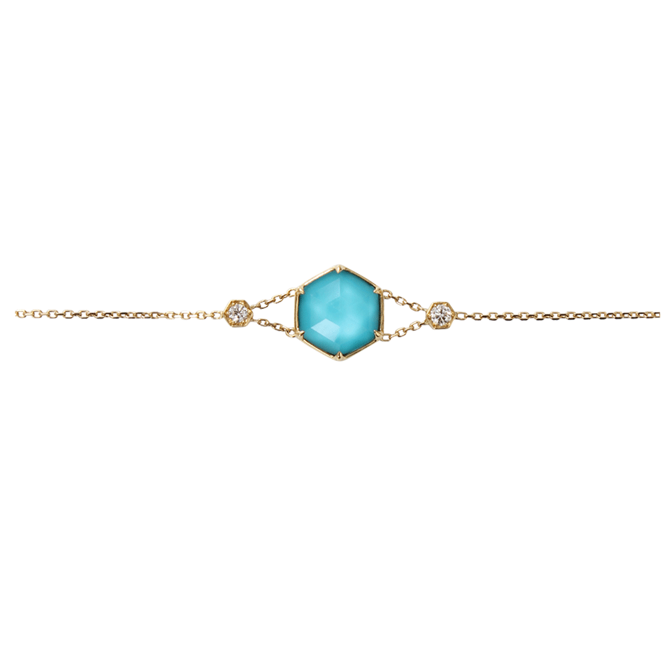 STEPHEN WEBSTER-Turquoise Quartz Bracelet-YELLOW GOLD