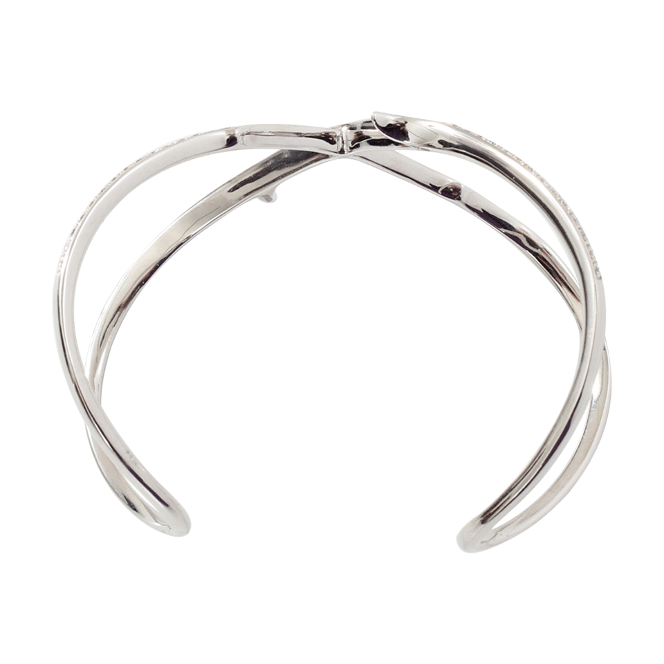 STEPHEN WEBSTER-Diamond Thorn Stem Infinite Cuff-WHITE GOLD