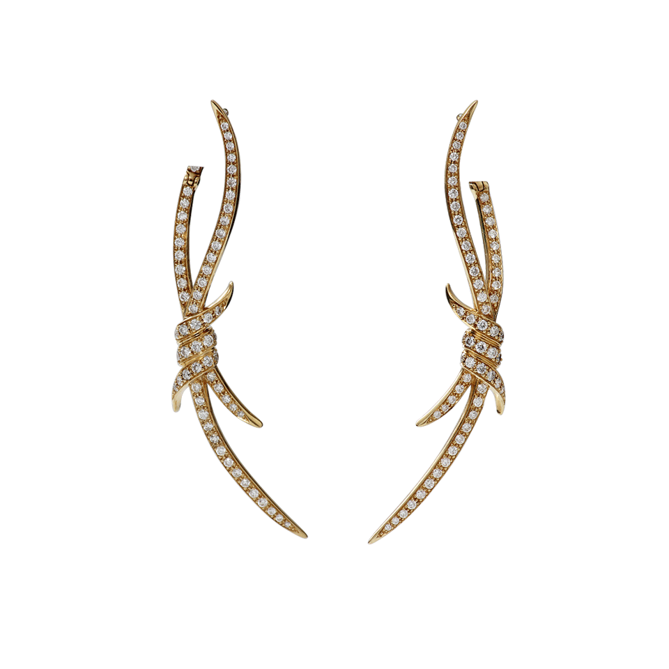 STEPHEN WEBSTER-Barb Earrings-YELLOW GOLD