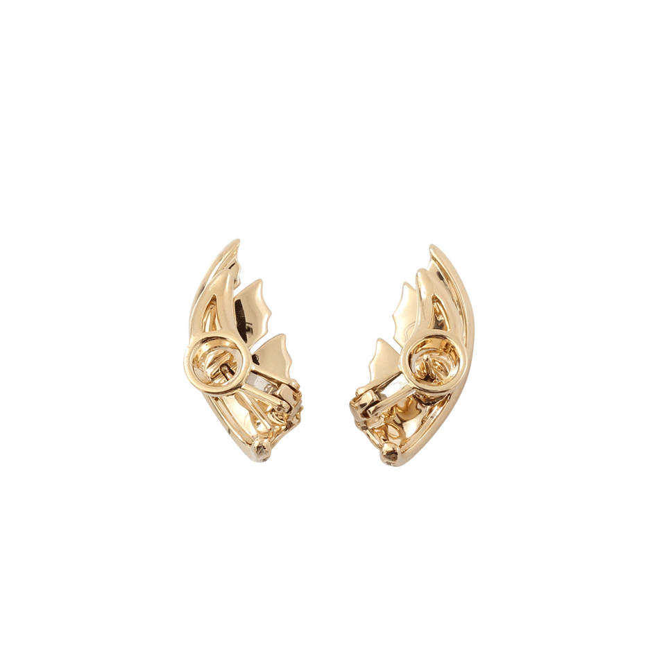 STEPHEN WEBSTER-Magnipheasant Diamond Earrings-YELLOW GOLD