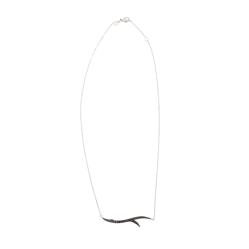 STEPHEN WEBSTER-Diamond Thorn Twig Necklace-WHITE GOLD