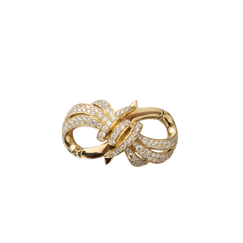 STEPHEN WEBSTER-Diamond Barb Clasp-YELLOW GOLD