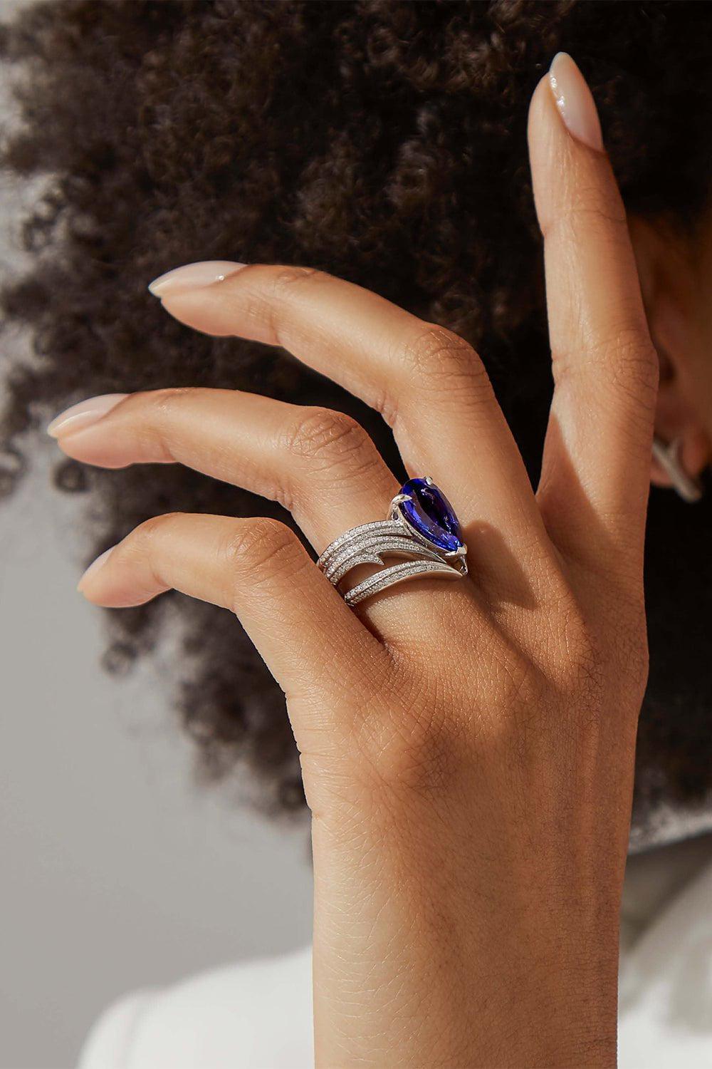 STEPHEN WEBSTER-Attraction Band Ring-WHITE GOLD