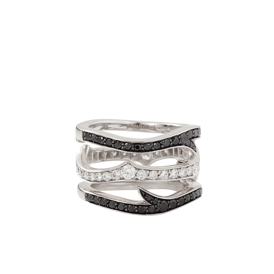 STEPHEN WEBSTER-Diamond Thorn Convertible Ring-WHITE GOLD