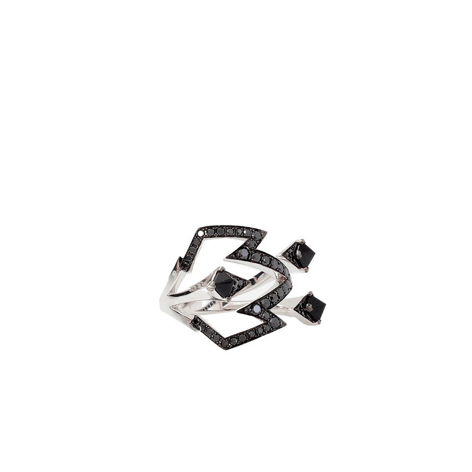 STEPHEN WEBSTER-Lady Stardust Diamond Ring-WHITE GOLD