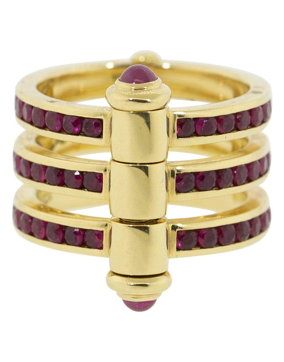 STEPHEN WEBSTER-Promise to Love You Ruby Ring-YELLOW GOLD