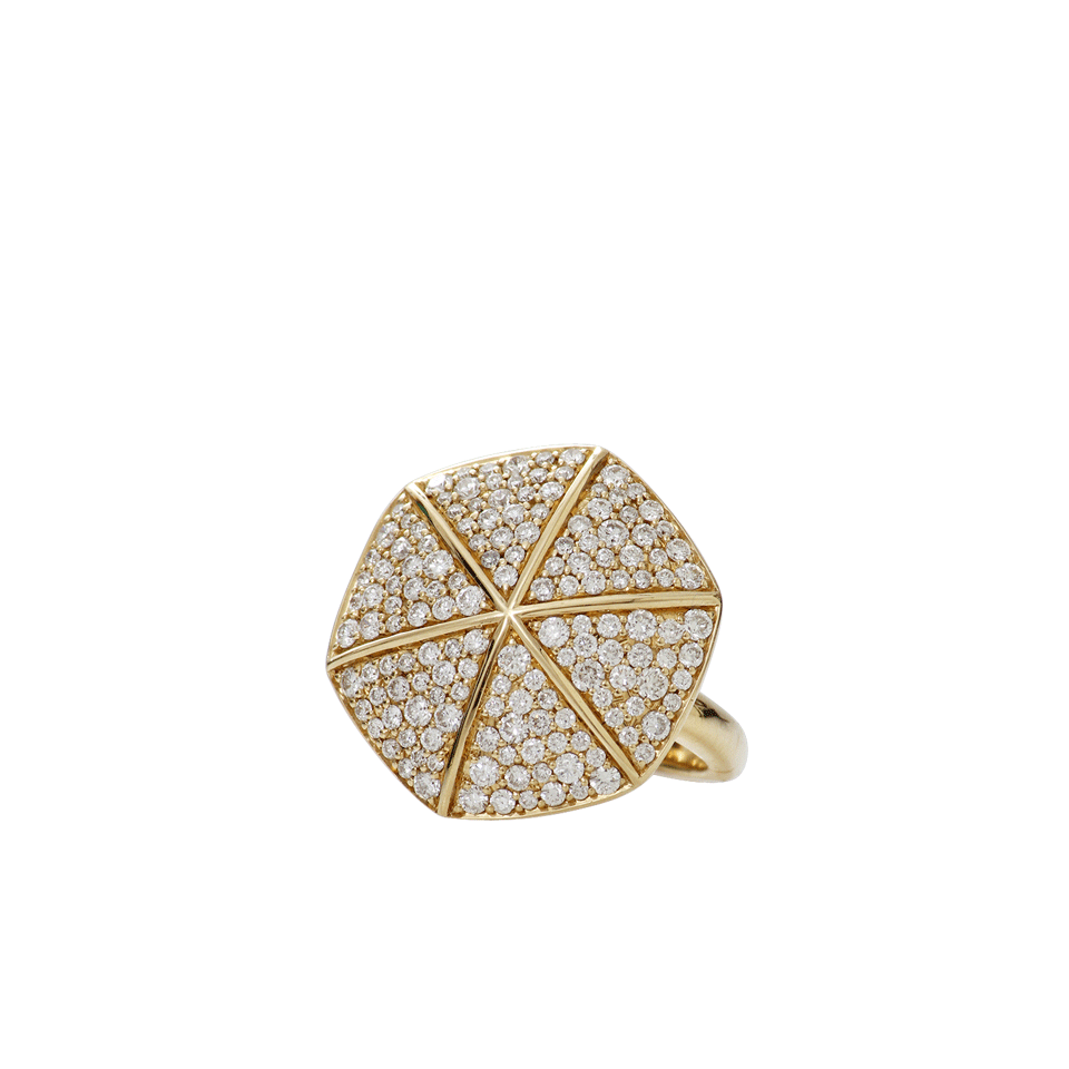 STEPHEN WEBSTER-Diamond Pave Ring-YELLOW GOLD