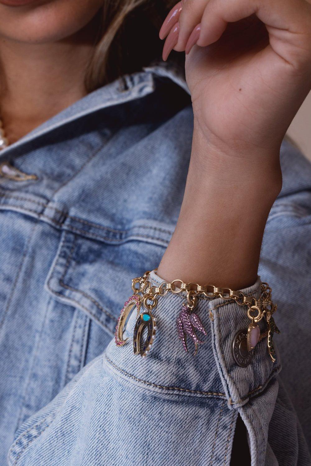 STORROW-Holly Charm-YELLOW GOLD