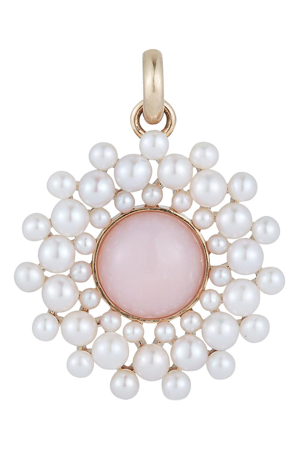  Pink Opal Pearl Juliet Charm-YELLOW GOLD-JEWELRYFINE JEWELPENDANT-STORROW 