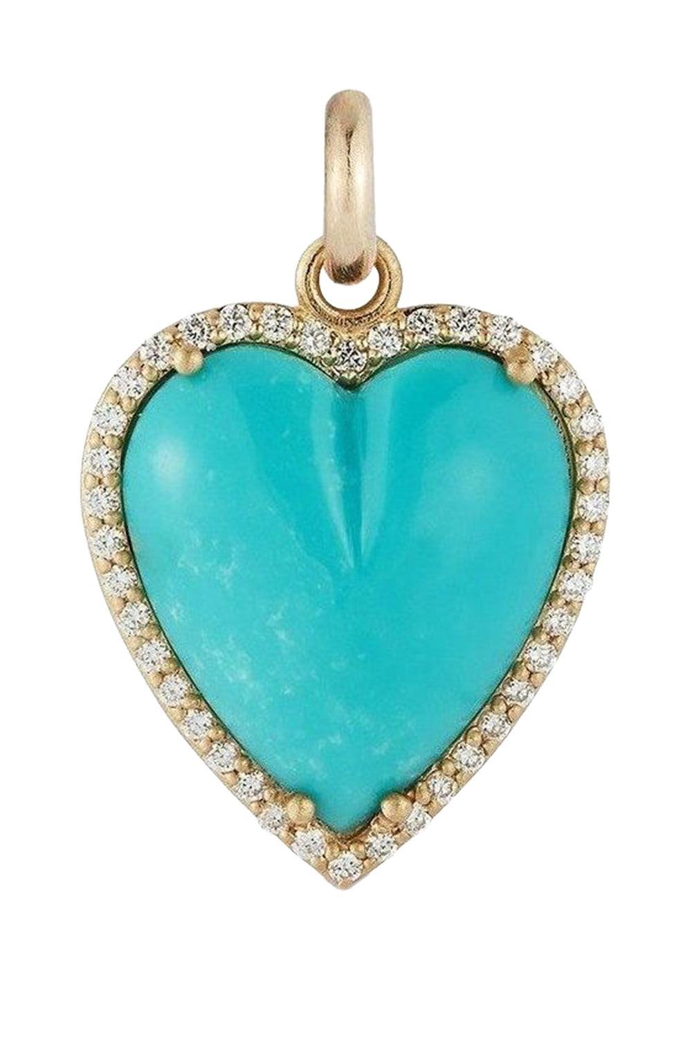  Turquoise Diamond Alana Large Heart Charm-YELLOW GOLD-JEWELRYFINE JEWELPENDANT-STORROW 