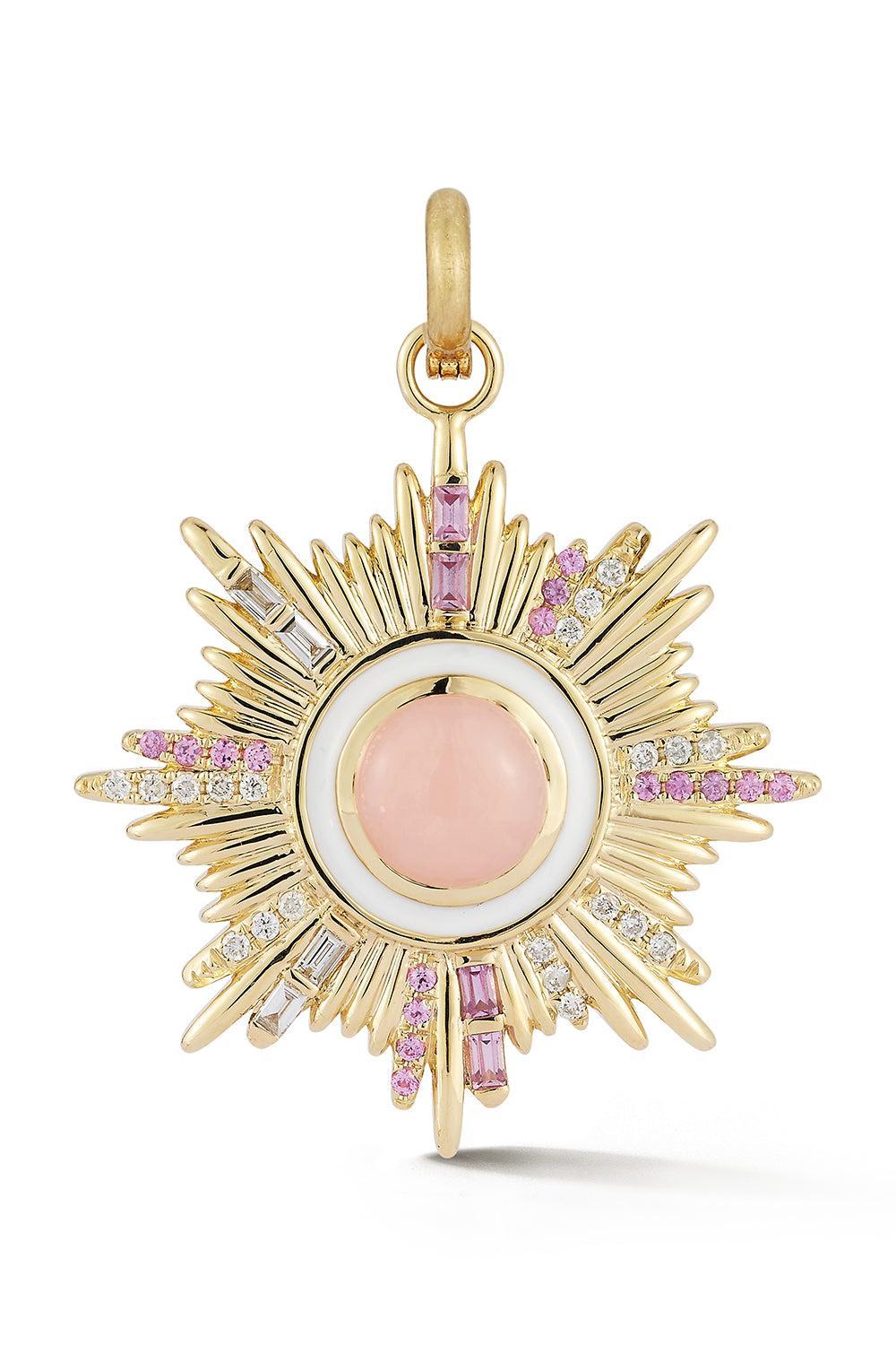 Victoria Medallion Pendant-YELLOW GOLD-JEWELRYFINE JEWELPENDANT-STORROW