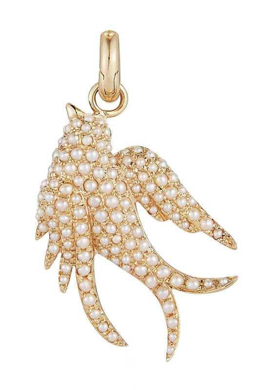 Pearl Large Birdie Charm-YLW GOLD-JEWELRYFINE JEWELPENDANT-STORROW