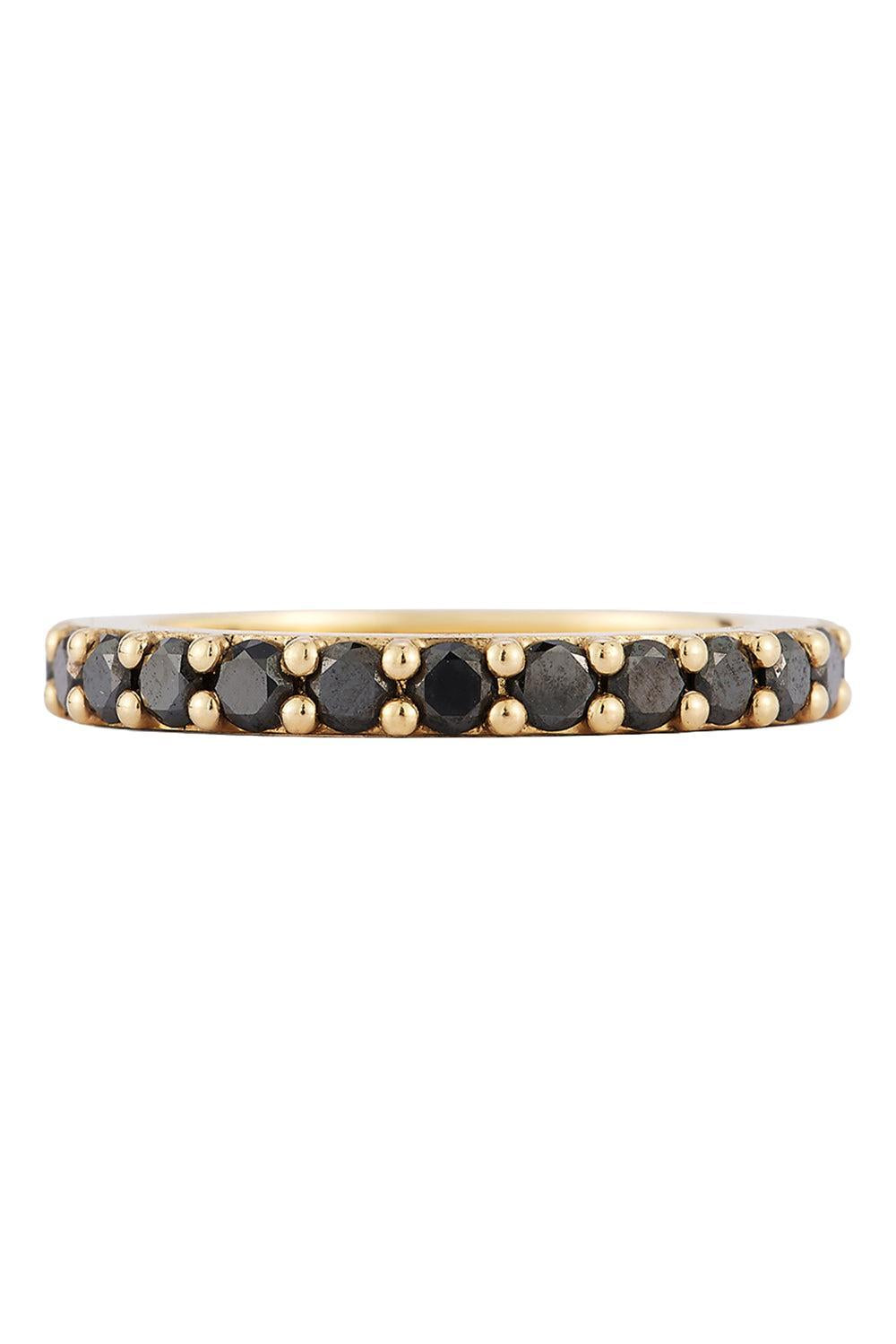 Black Diamond Iris Ring-YELLOW GOLD-6-JEWELRYFINE JEWELRING-STORROW