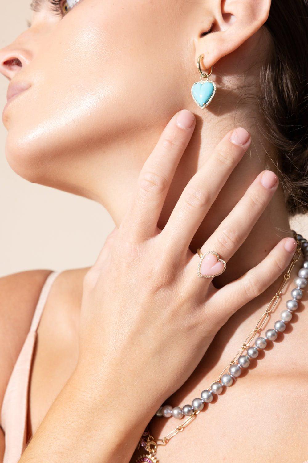 STORROW-Pink Opal Alana Ring-YELLOW GOLD