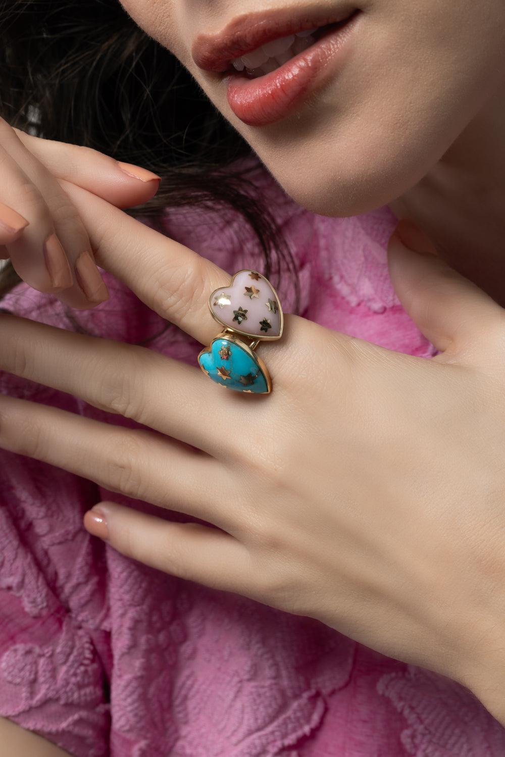 Pink Opal Anna Ring-YELLOW GOLD-7-JEWELRYFINE JEWELRING-STORROW
