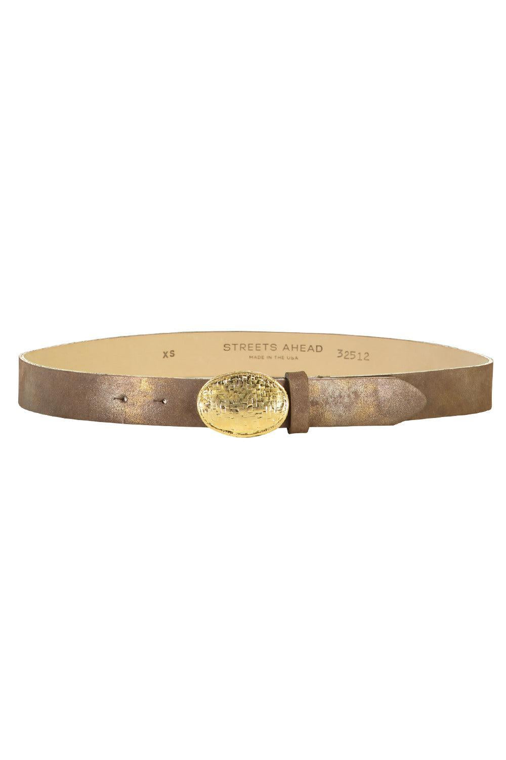 Oval Buckle Belt-CHOCOGLD-XS-ACCESSORIEBELTS-STREETS AHEAD
