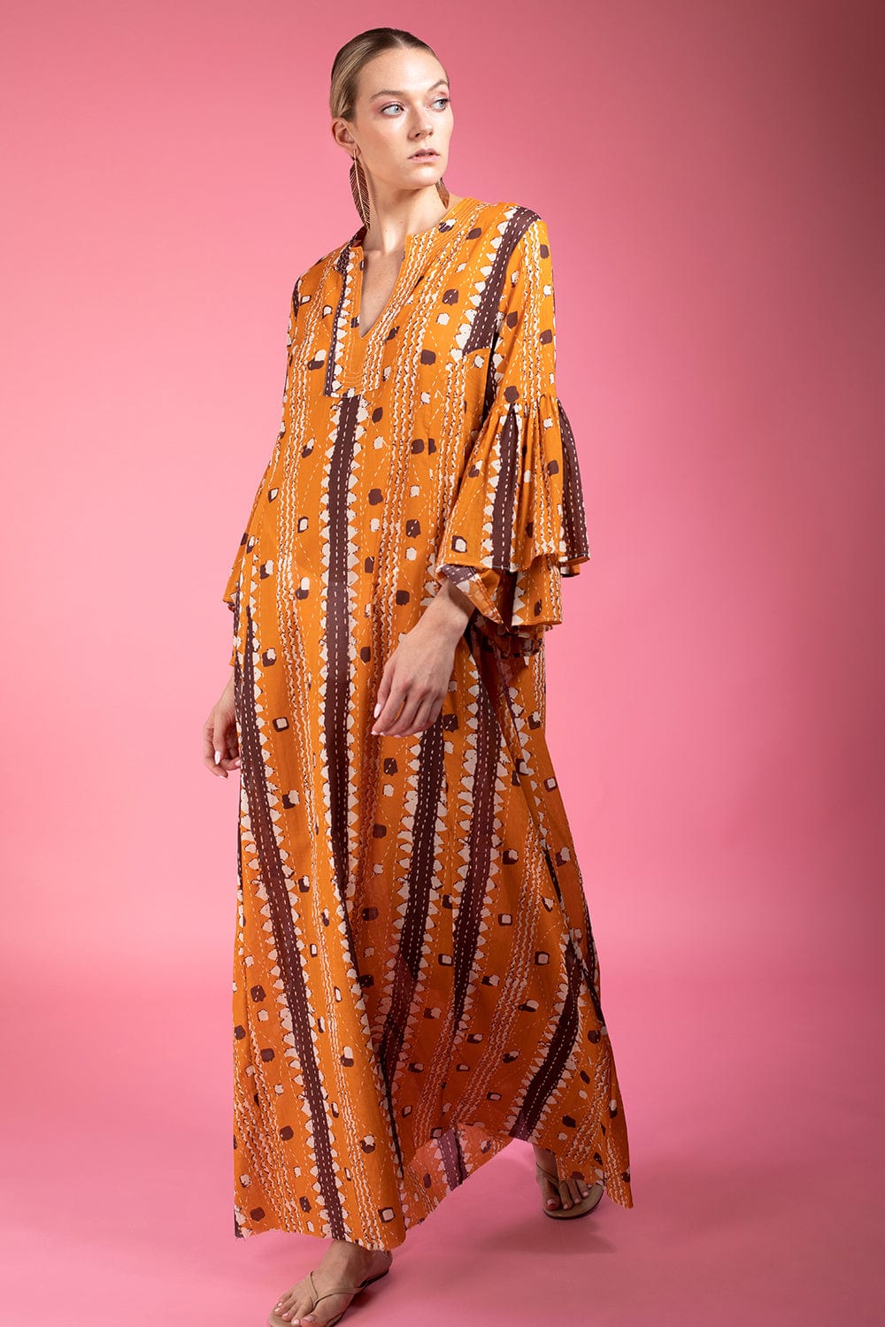 SUNBUNCH-Amok Ruffle Dress-MULTI