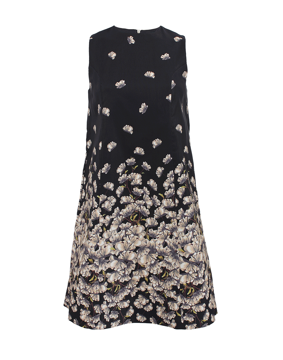 SUNO-Sleeveless Crewneck A-Line Dress-