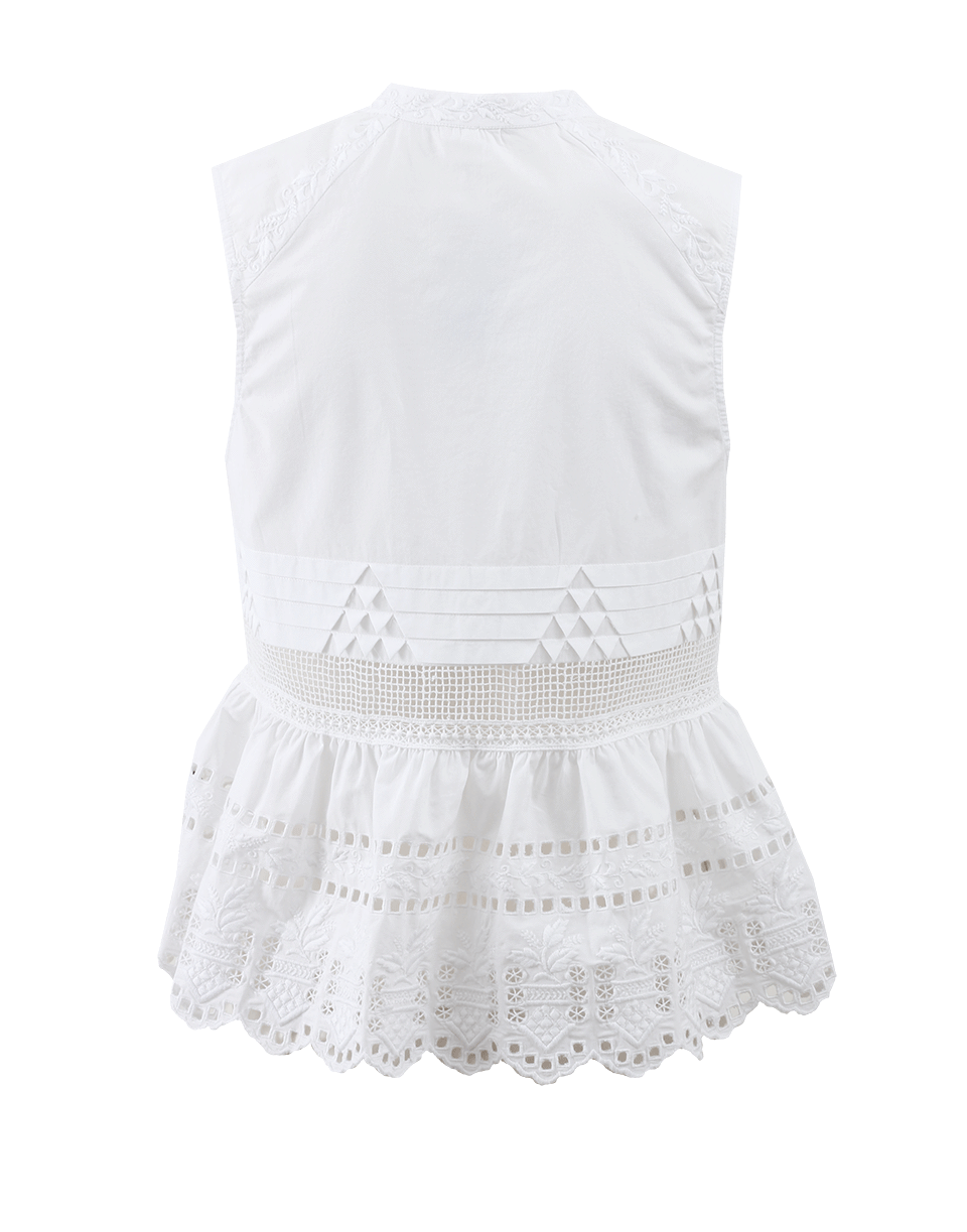 SUNO-Eyelet Henley Pullover-