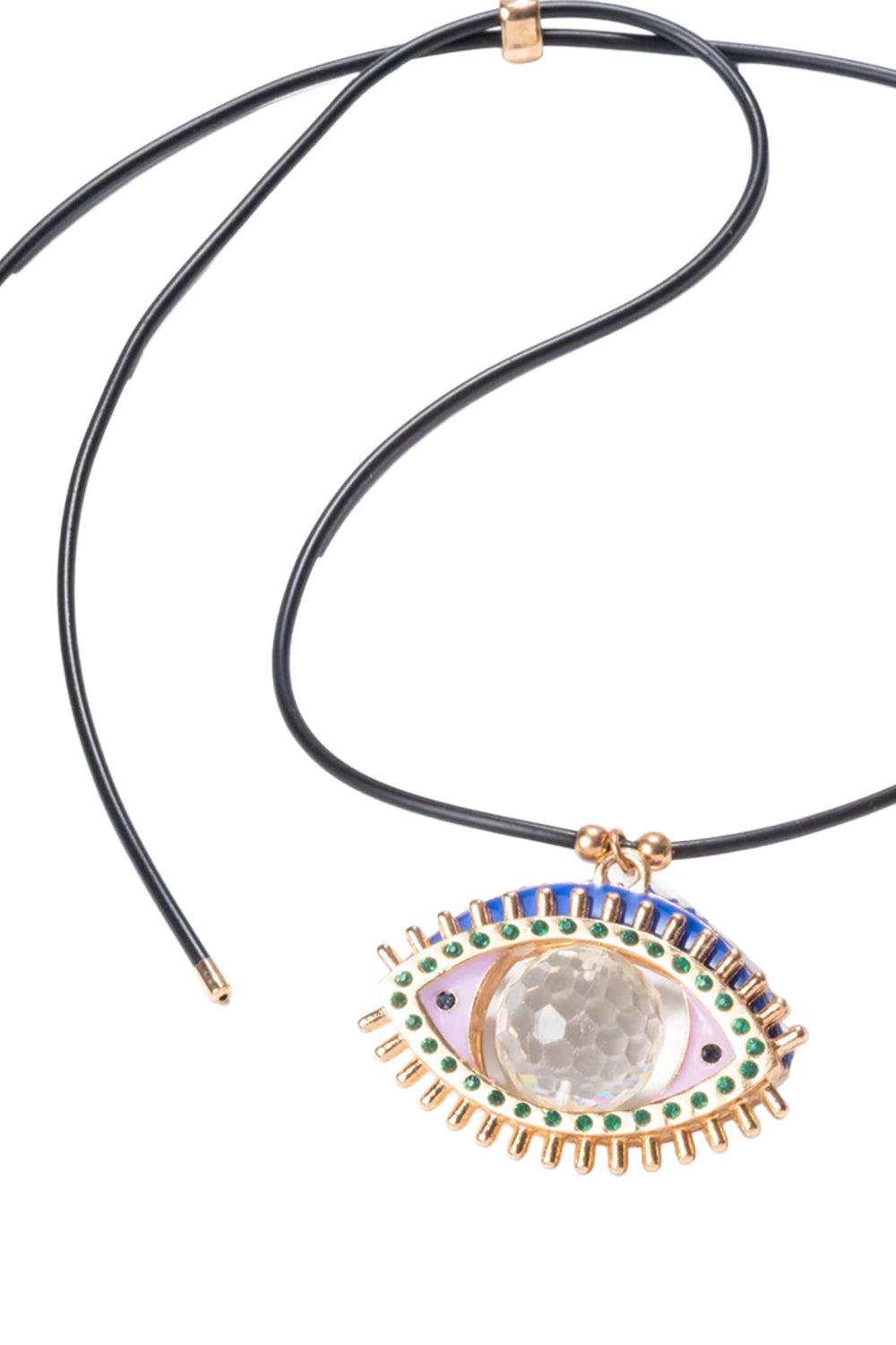 Suncatching Eye Necklace-GOLD-ACCESSORIEGIFT-SUPER SMALLS