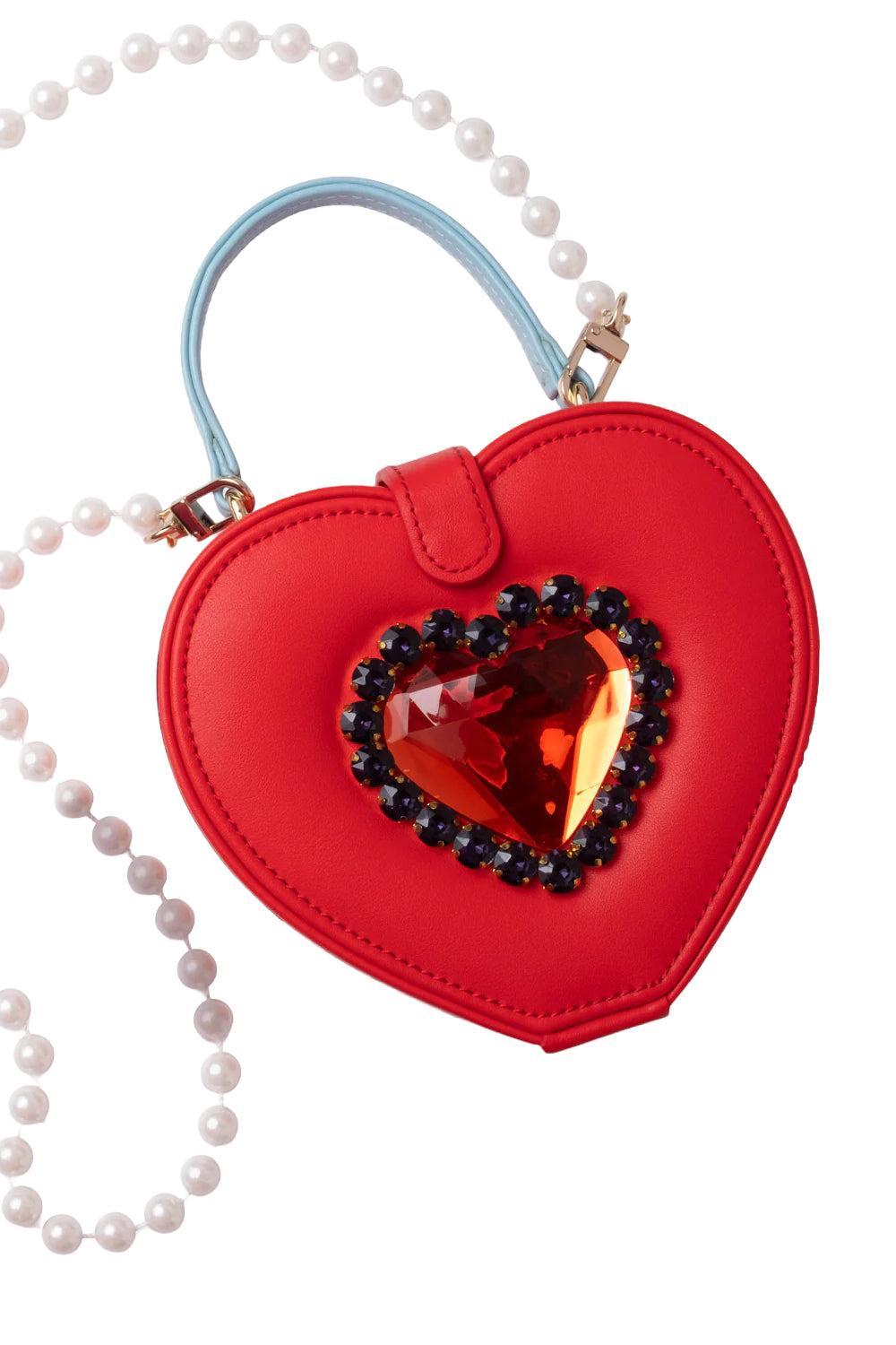 Traveling Heart Purse and Jewelry Box-RED-ACCESSORIEGIFT-SUPER SMALLS