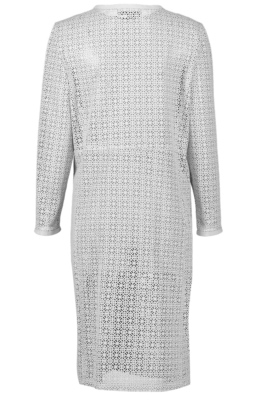 SUSAN BENDER-Perforated Laser Duster Jacket-