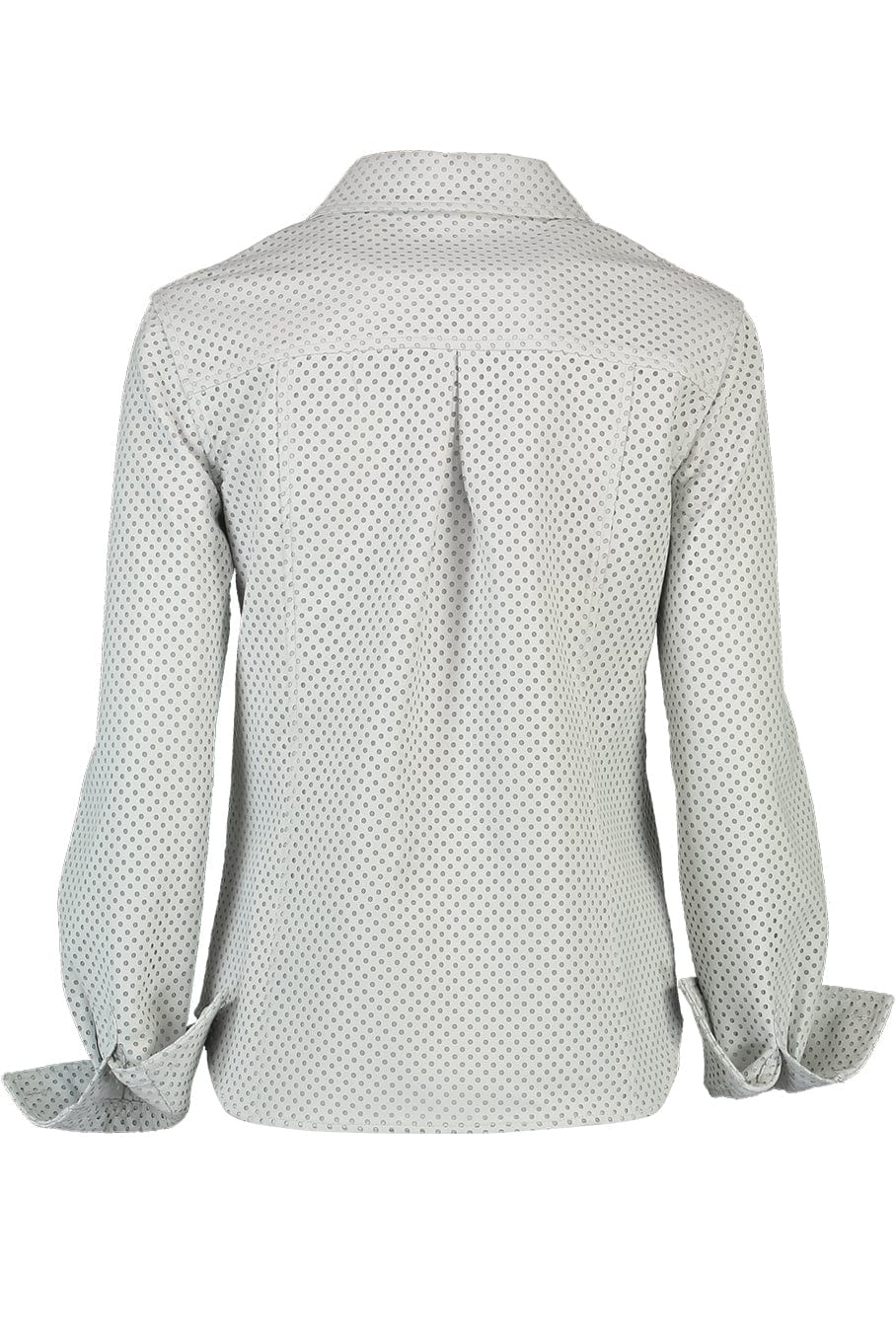 SUSAN BENDER-Perforated Shirt Jacket-