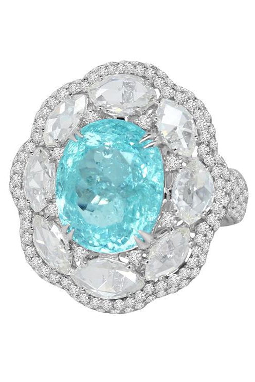SUTRA-Paraiba Tourmaline Ring-WHITE GOLD