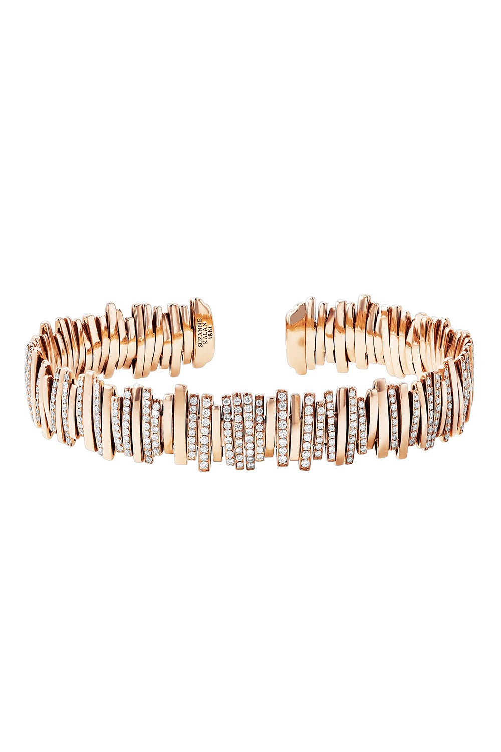 SUZANNE KALAN-Diamond Pave Bracelet-ROSE GOLD