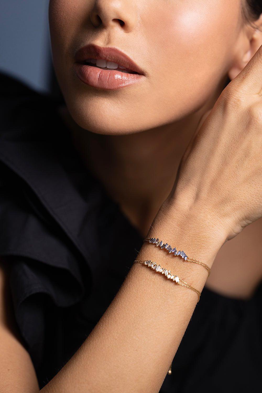 SUZANNE KALAN-Frenzy Diamond Bracelet-YELLOW GOLD