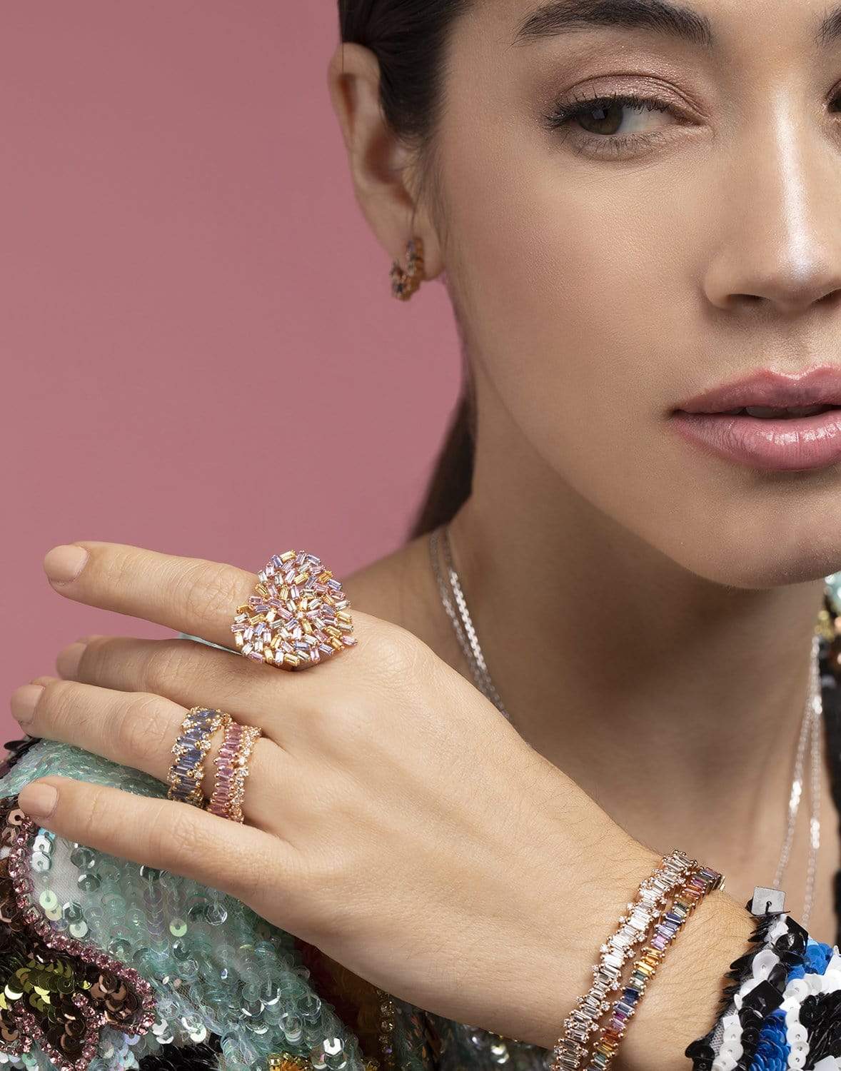 SUZANNE KALAN-Fireworks Reborn Bangle-YELLOW GOLD